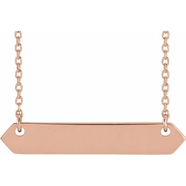 Engravable Geometric Necklace