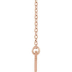 Engravable Geometric Necklace - Image 2