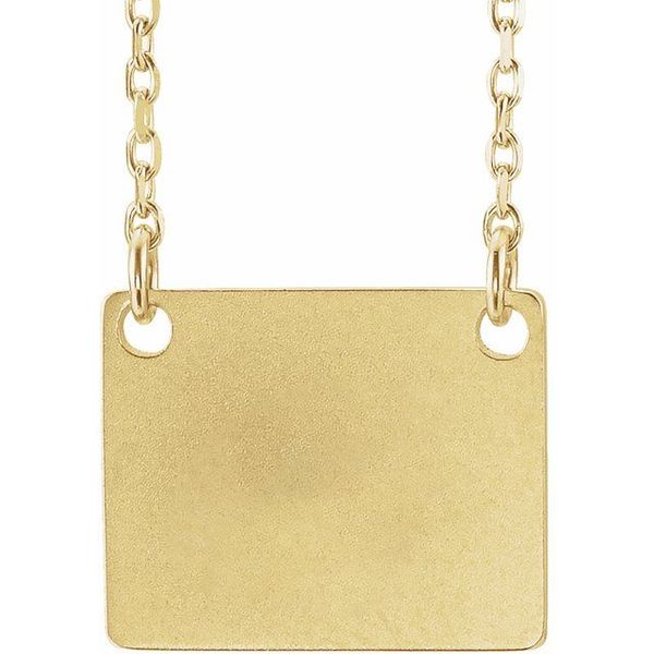 Engravable Geometric Necklace