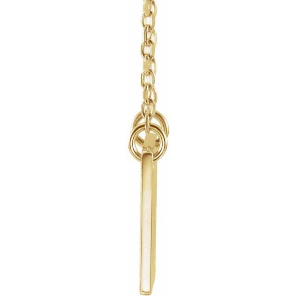 Engravable Geometric Necklace - Image 2