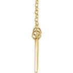 Engravable Geometric Necklace - Image 2