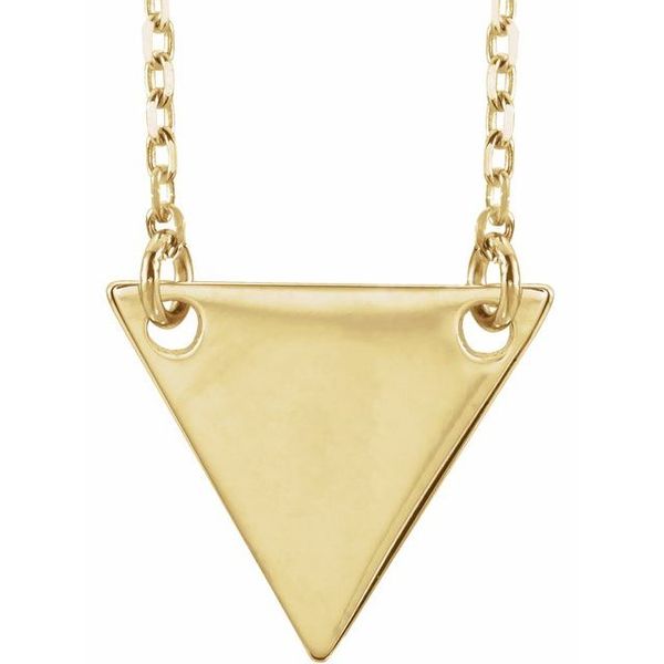 Engravable Geometric Necklace