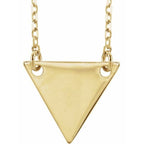 Engravable Geometric Necklace