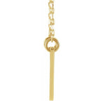 Engravable Geometric Necklace - Image 2