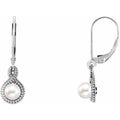 Beaded Pearl Earrings