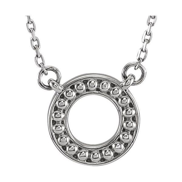 Beaded Circle Necklace