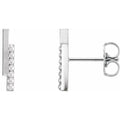 Beaded Bar Earrings
