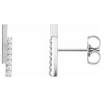Beaded Bar Earrings