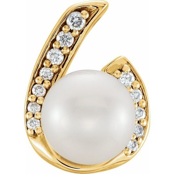 Accented Pearl Pendant