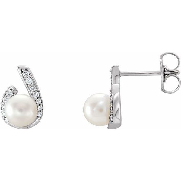 Accented Pearl Earrings