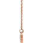 Graduated Bezel-Set Necklace - Image 2