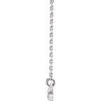 Three-Stone Bezel-Set Necklace - Image 2