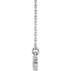 Five-Stone Bezel-Set Necklace - Image 2