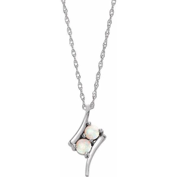Two-Stone Necklace