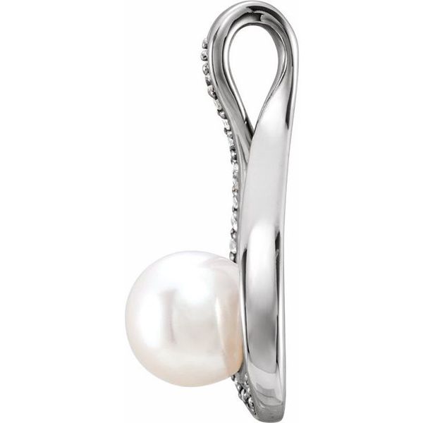 Accented Pearl Pendant - Image 2