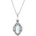 Accented Clover Necklace