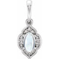 Accented Clover Pendant
