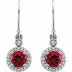 Halo-Style Earrings - Image 2