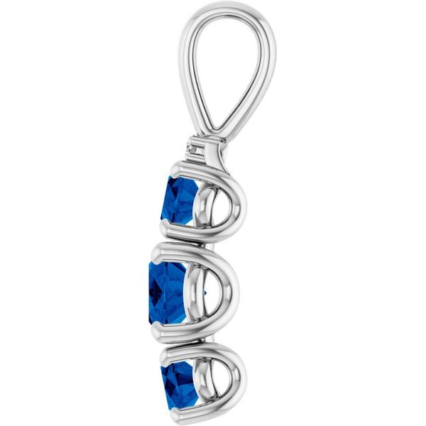 Accented Three-Stone Pendant - Image 3