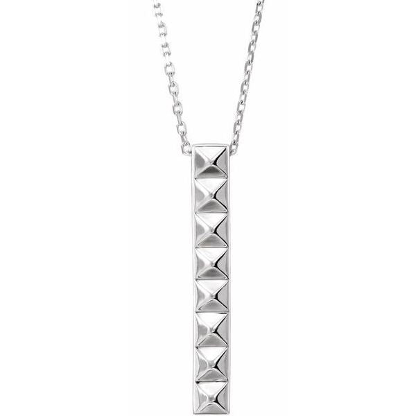 Pyramid Bar Necklace