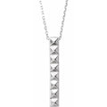 Pyramid Bar Necklace