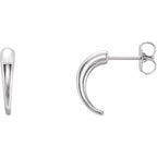 J-Hoop Earrings