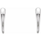 J-Hoop Earrings - Image 2