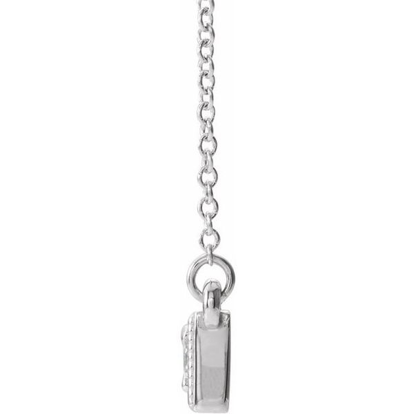 Three-Stone Bar Necklace - Image 2