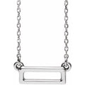 Rectangle Bar Necklace