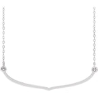 Freeform Bar Necklace