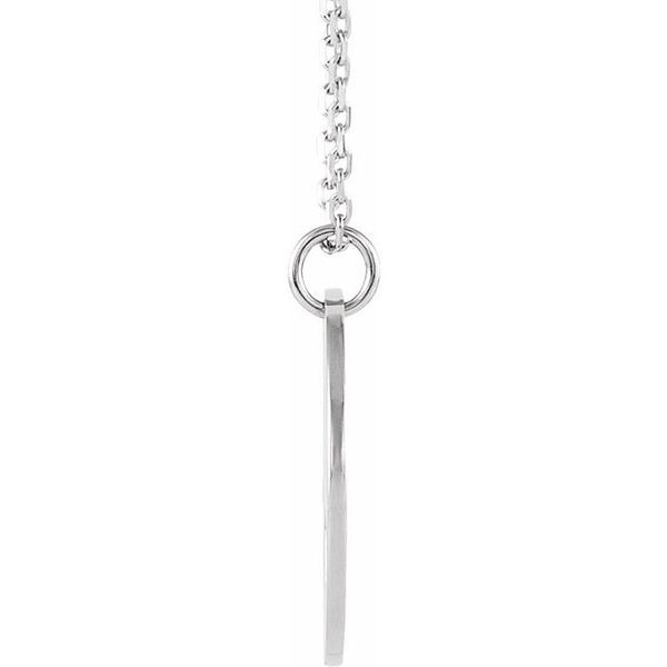 Engravable Pierced Heart Necklace - Image 2