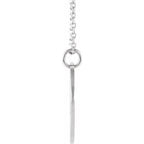 Engravable Pierced Heart Necklace - Image 2