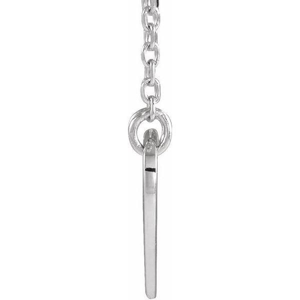 Pierced Cross Heart Necklace - Image 2