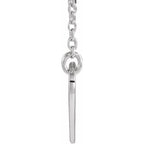 Pierced Cross Heart Necklace - Image 2