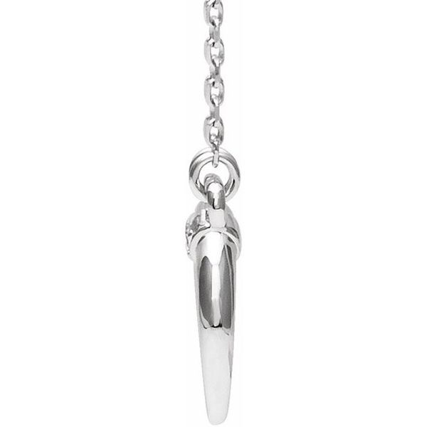 Accented Crescent Necklace - Image 2