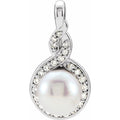 Accented Pearl Pendant