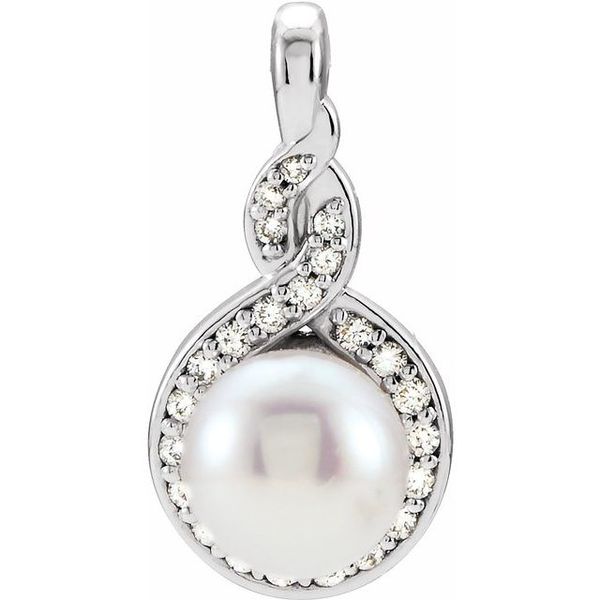 Accented Pearl Pendant