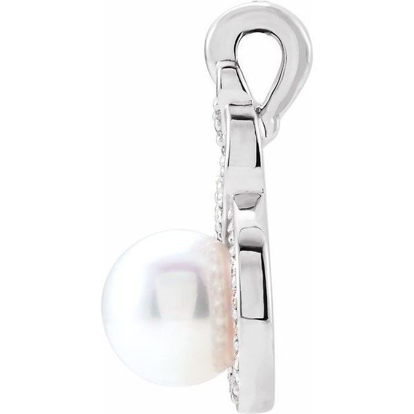 Accented Pearl Pendant - Image 2