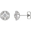 Halo-Style Earrings