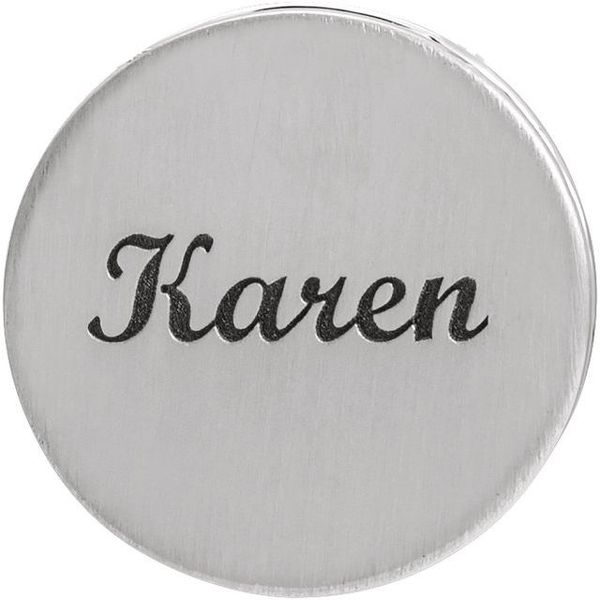 Engravable Disc Pendant - Image 3