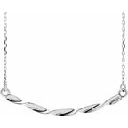 Twisted Bar Necklace