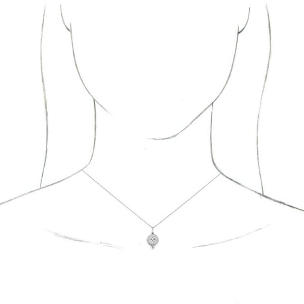 Beaded Disc Necklace - Image 3