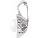 Halo-Style Pearl Pendant - Image 2