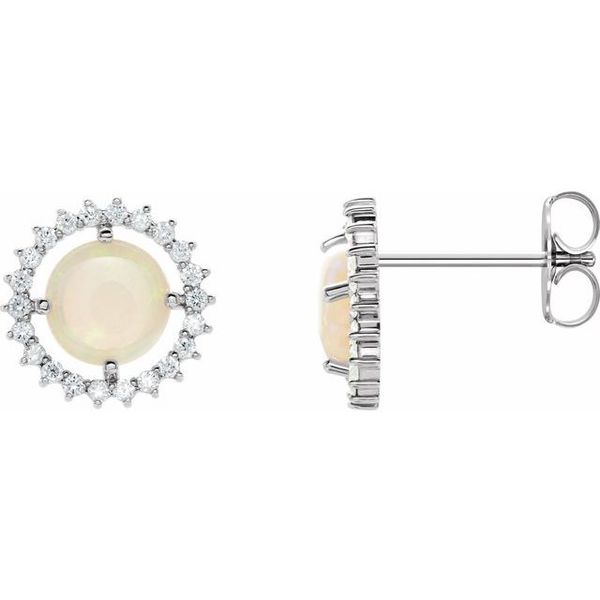 Halo-Style Earrings
