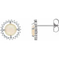 Halo-Style Earrings