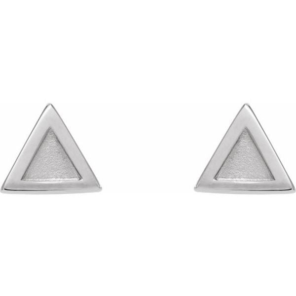Petite Triangle Earrings - Image 2