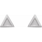 Petite Triangle Earrings - Image 2