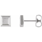 Petite Square Earrings