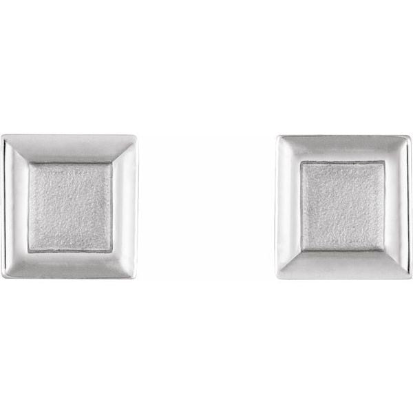 Petite Square Earrings - Image 2