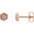 Hexagon Earrings
